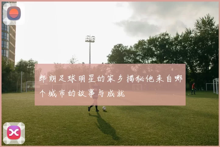 郎朗足球明星的家乡揭秘他来自哪个城市的故事与成就