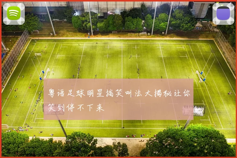 粤语足球明星搞笑叫法大揭秘让你笑到停不下来